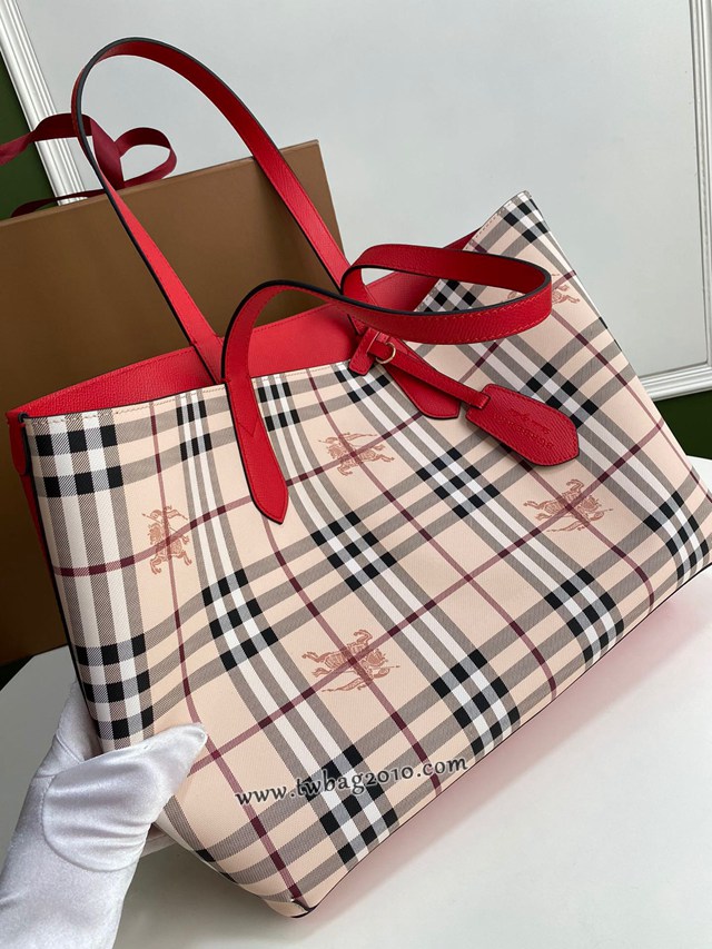 Burberry專門店新款雙面購物袋 巴寶莉功能型購物袋手提女包 yxb1529